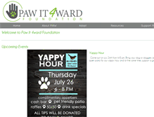 Tablet Screenshot of pawit4wardfoundation.com